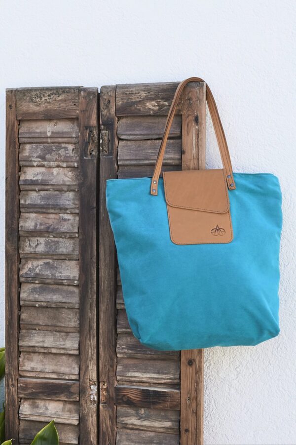 Tote bag Jaén turquesa